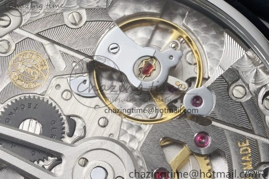 MIROTIME 0413 ZeroBulk Portuguese Real PR IW500715 SS AZF 1:1 Best Edition White Blue Dial on Blue Leather Strap A 7034